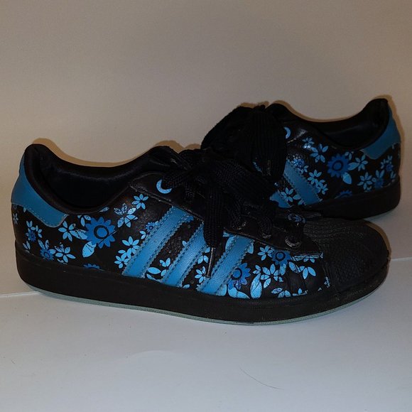 ADIDAS Originals Superstar 2-W Floral, Sz 9.5 RARE - Picture 2 of 4